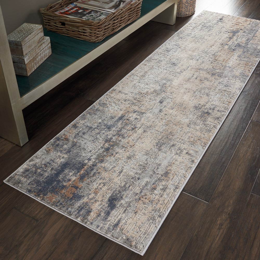 Rustic Textures Runner RUS01 in GRYBG